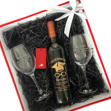 Set box pack kit gift regalo personalizado vino